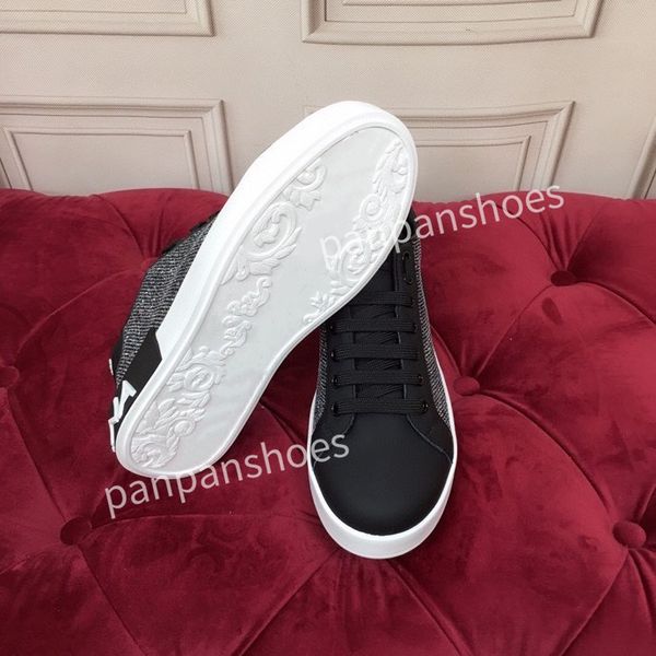 

brand casual shoes womens designer travel leather lace-up sneaker fashion lady flat running trainers letters woman shoe platform men gym sne, Black