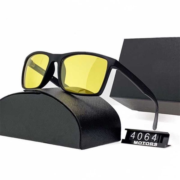 

2021 new polarizing sunglasses night vision color film toad driving trend, Black
