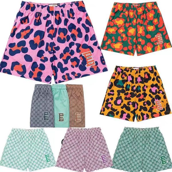 

short designer french brand shorts mens short sports summer womens trend pure breathable mesh summer fashion short print drawstring shorts q, White;black