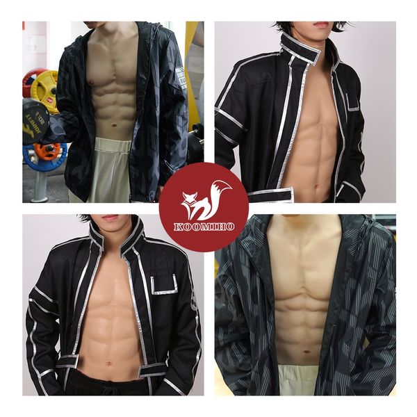 

costume accessories simulation strong figure realistic silicone male muscle suit artificial sturdy chest men crossdresser macho, Silver