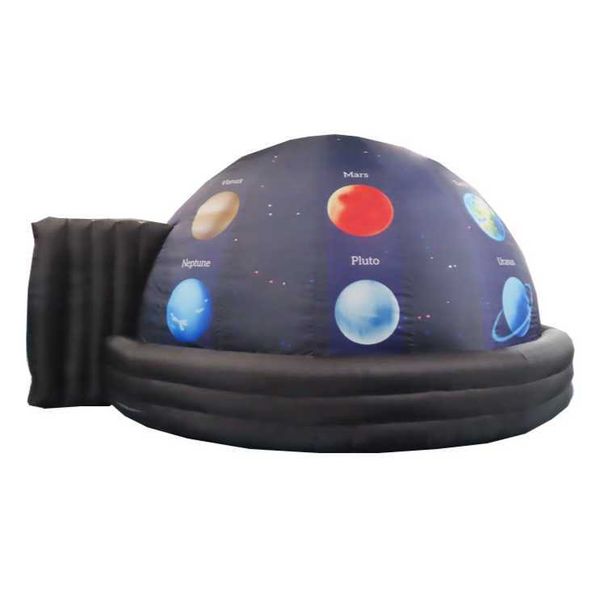 

5md oxford cloth portable inflatable planetarium projection dome with planets graphics cinema tent for exhibition display props