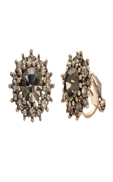 

yoursfs 6 pairsset vintage snowflakes zircon ear clip earrings fashion jewelry 18k gold plated woman gift4000696, Silver