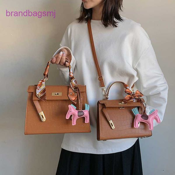 

original designer handbags hermm bag women's 2023 new kelys one shoulder messenger personality hand fashion casual