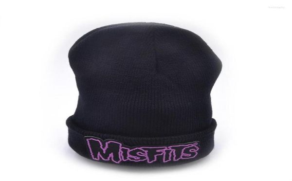 

berets latest model misfits logo wool beanies 6 colors knit men winter hats for women beanie warm hat crochet cotton2964118, Blue;gray