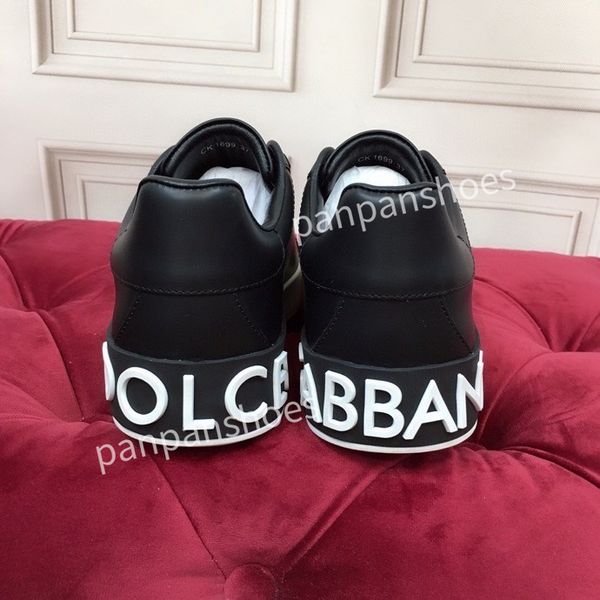 

2023new brand casual shoes mens designer travel leather lace-up sneaker fashion lady flat running trainers letters woman shoes platform mens, Black