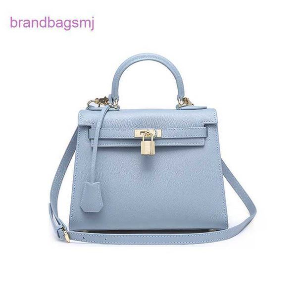 

original designer handbags hermm 2023 new women's bag genuine leather kelys mini fashion one shoulder crossbody handbag