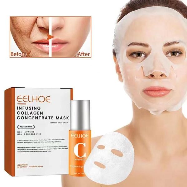 

facial high-protein collagen film makeup water-soluble mask fades dark circles eye bags eye mask light fine lines lifting and firming