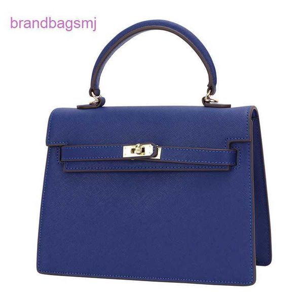 

original designer handbags hermm 2023 new large fashion second generation women's kelys bag personality one shoulder oblique span cowhi