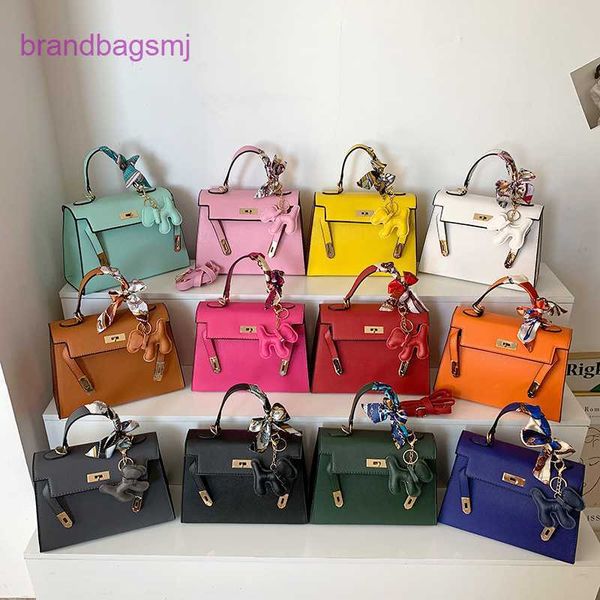 

original designer handbags hermm small design women's bag 2023 new personalized mini box with ocean breathing red one shoulder crossbod