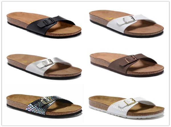 

madrid new summer cork slipper flip flops beach sandals women mixed color casual slides shoes flat 801 leisure flat slippers us 33661339, Black