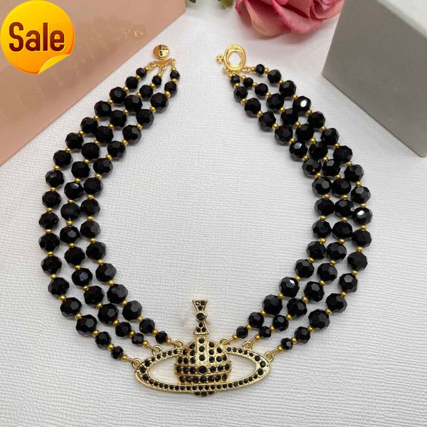 

designer pendant necklaces letter vivian chokers luxury women fashion jewelry metal pearl necklace cjeweler westwood woman 45, Silver