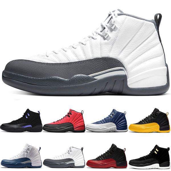 

twist basketball shoes 12 des chaussures 12s dark concord reverse flu game royal indigo french blue mens trainers sport sneakers size