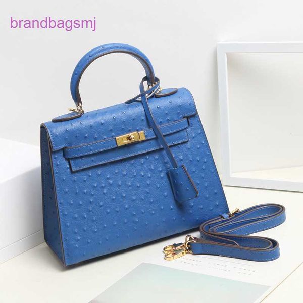

original designer handbags hermm second generation kelys leather new ostrich grain cow portable women's lock catch large capacity cross