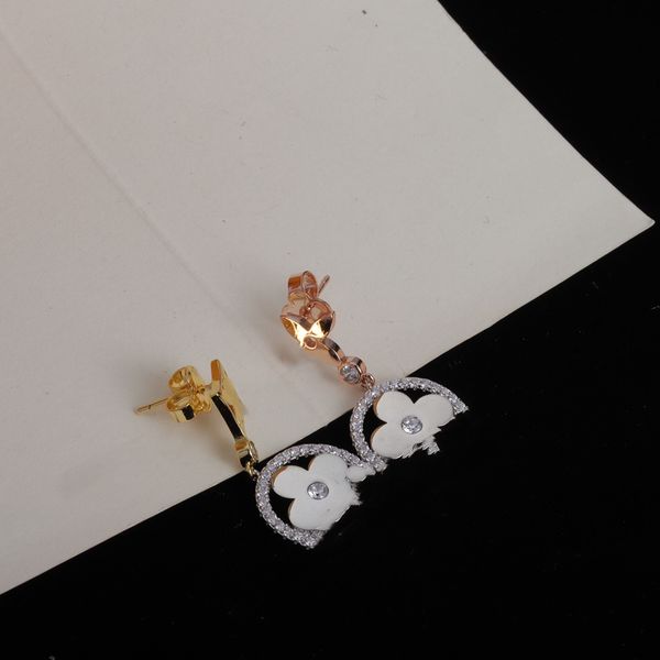 

High Quality designer jewelry clover earrings silver earrings Gold earrings Special Design Jewelry Quality