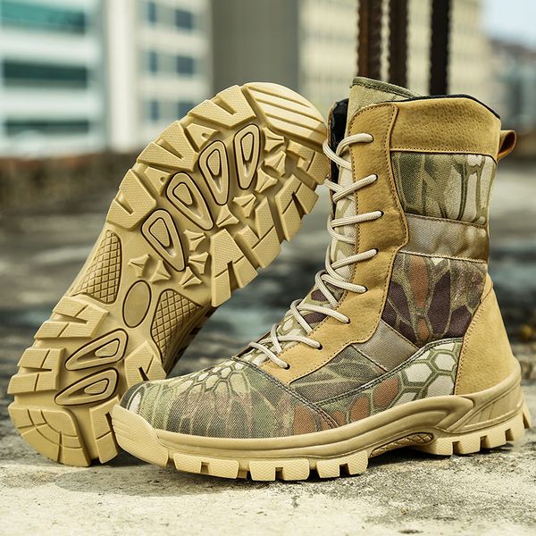 

new style men hiking shoes winter outdoor walking hiking bootsmountain sport boots climbing sneakers hunting boots, Black