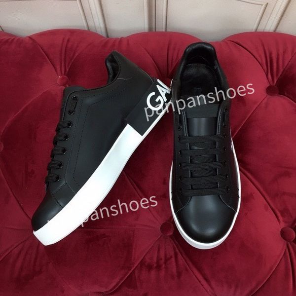 

2023brand casual shoes mens designer travel leather lace-up sneaker fashion lady flat running trainers letters woman shoes platform mens gym, Black