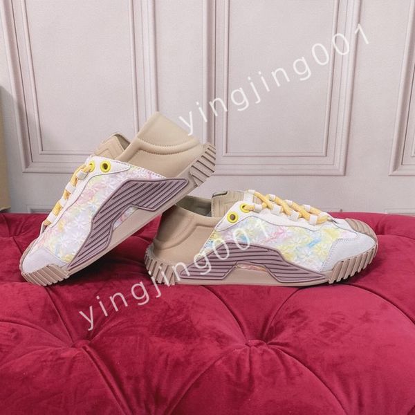 

2023 new luxurys mens women's platform shoe trainers boots trainers fashion graffiti sole designer outdoor trainer walking casual, Black