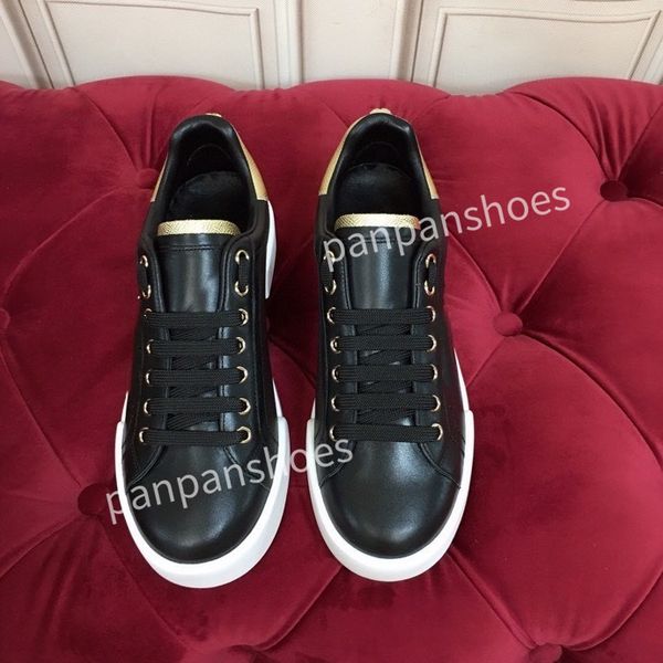 

brand casual shoes womens designer travel leather lace-up sneaker fashion lady flat running trainers letters woman shoes platform mens gym s, Black