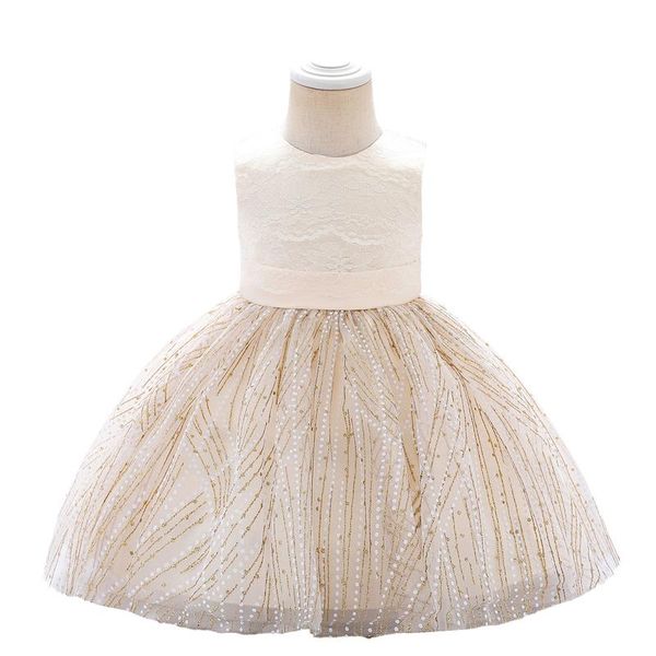 

girl's dresses baby girls formal princess clothes mesh puffy sequin skirt e18530, Red;yellow