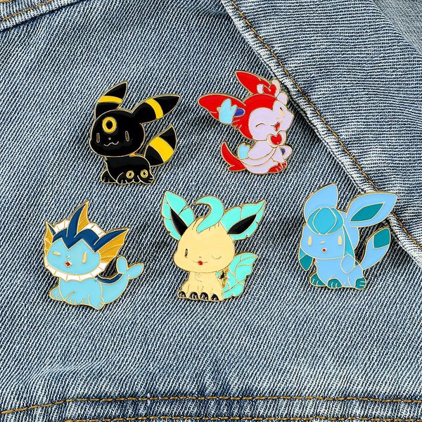 

anime elf metal badge monster brooch characters collection pin brooch