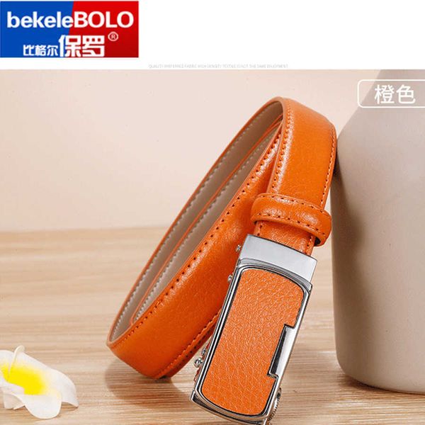 

other fashion accessories 23cm women genuine leather belt for female strap casual allmatch ladies adjustable belts designer automatic belt b, Silver