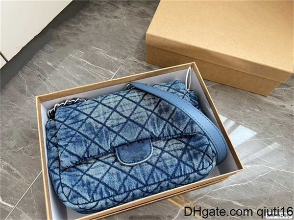 

evening bags made old design denim shoulder bag light soft large-capacity daily bags casual messenger handbag shopping and traveling women p