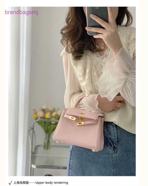 

original designer handbags hermm 2023 live togo layer cowhide kelys bag crossbody handheld women's genuine leather