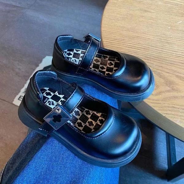 

sneakers baby shoes children casual fall girls color princess leather single e6168, Black;red