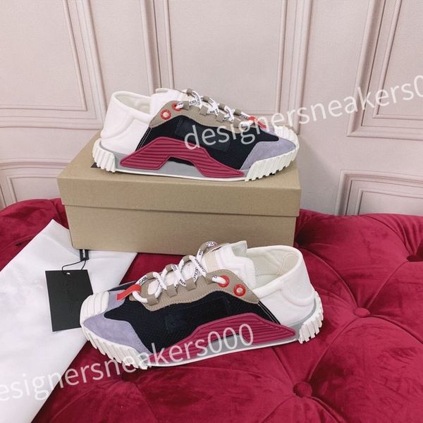 

new excellent designer sneakers men designers shoes fashion luxury model white womens casual shoes trainers, Black