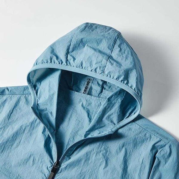 

hooded sun proof mens jackets long sleeve summer quick drying waterproof, Black;brown