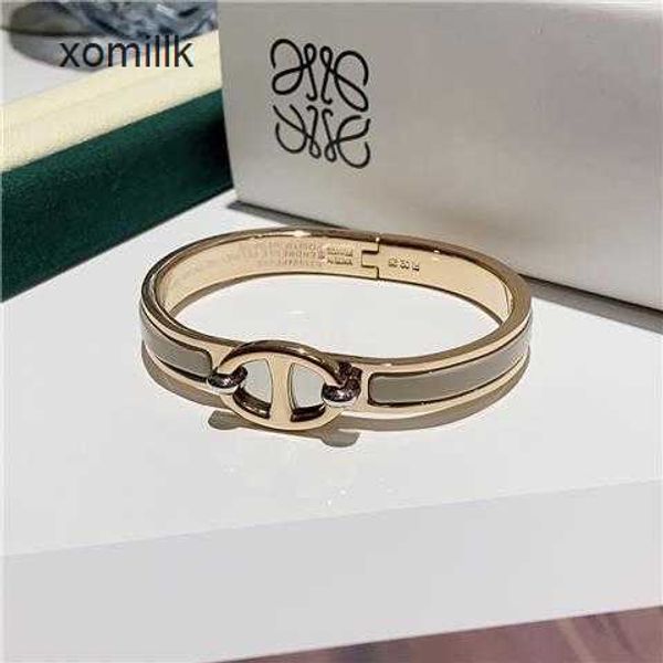 

hermm gift bracelets enamel pig nose classic chic light luxury narrow edition simple ins premium feel ep4v, Black