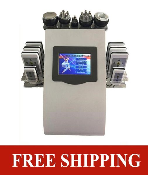 

effective strong 40k ultrasonic cavitation body sculpting slimming vacuum rf skin firm body lift red pon machine 7625002, Black;white