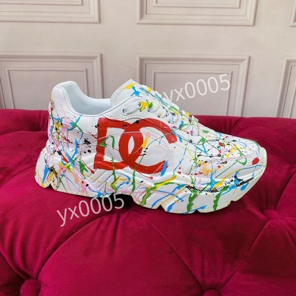 

2023new quality brand women casual shoes designers sneaker lace-up outdoor shoes fashion womens casual designer shoes, Black