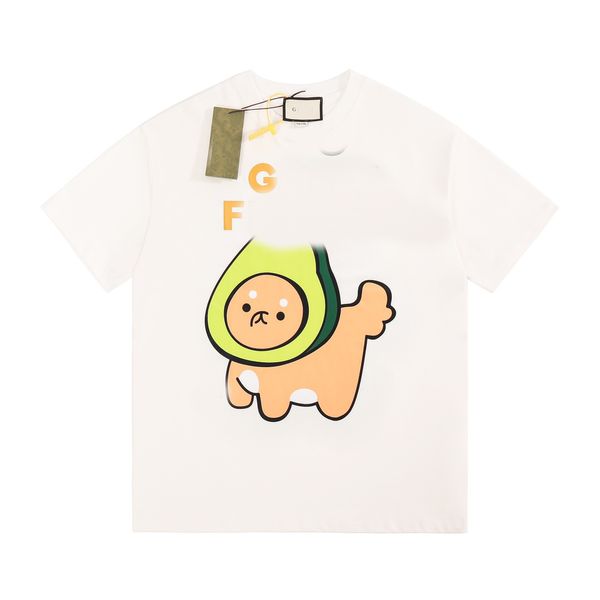 

designer tshirts gu print big print short sleeve t-shirt, White;black