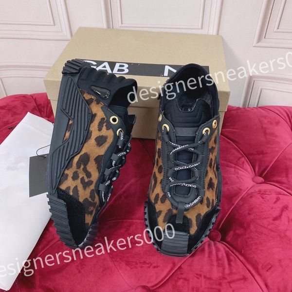 

new excellent designer sneakers men designers shoes fashion luxury model white womens casual shoes trainers, Black