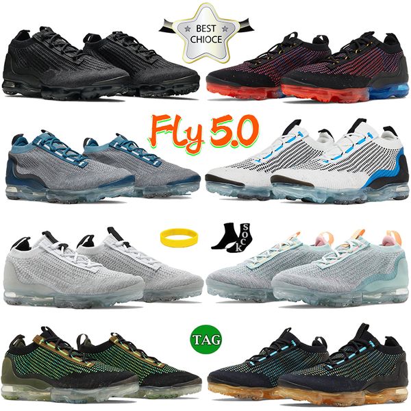 

fly 5.0 running shoe for men women black anthracite p blue crimson white pure platinum runner snneakers mens mesh lace up sport shoe oreo te