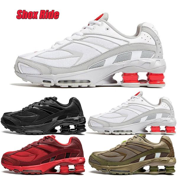 

shox ride 2 men women trainers running shoes 2023 neutral olive speed red black designer jogging sneakers sports
