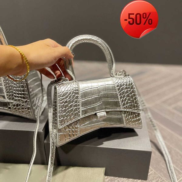 

5a handbag designer wallet shoulder cross bag wallets handbags half moon tramp buckle leather pure crocodile single handle handbagc