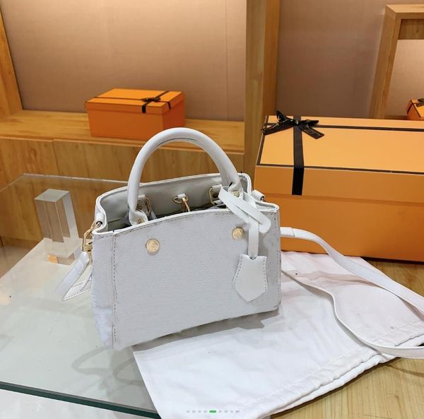 

2023 designers handbags purses montigne bag women tote brand letter embossing genuine leather shoulder bags crossbody hrfh