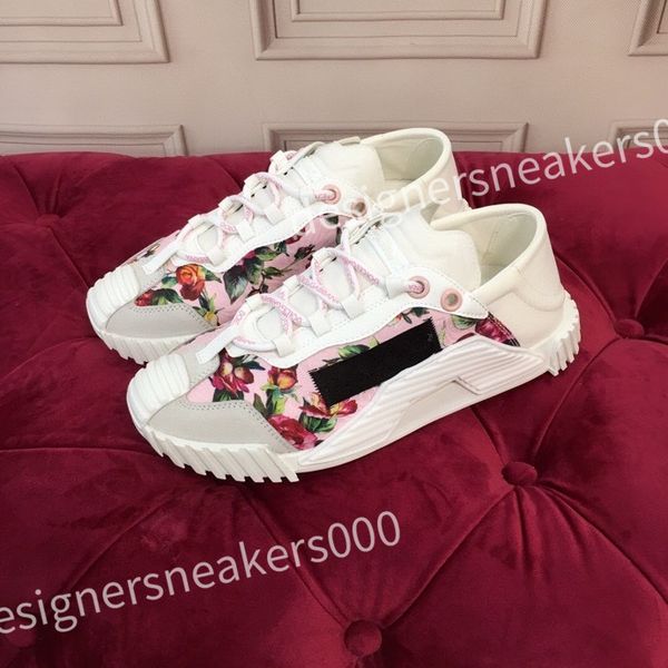 

2023 new designer leather trainers platform trainers leather casual shoes women shoes fashion rubber outsole sneaker flats casual trainers, Black