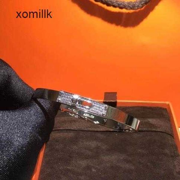 

hermm gift bracelets bracelet rose gold diamond 18k female full sky star light luxury h sterling silver plated couple opening buckle 41q0, Black