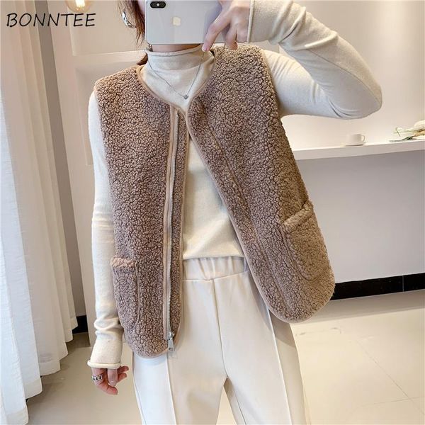 

vests vests women solid loose allmatch popular korean style fashion simple chic cozy ins vintage sleeveless students retro ladies new, Black;white