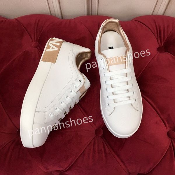 

fashion casual shoes mens designer leather lace-up sneaker fashion lady flat running trainers letters womans shoes platform women gym sneake, Black