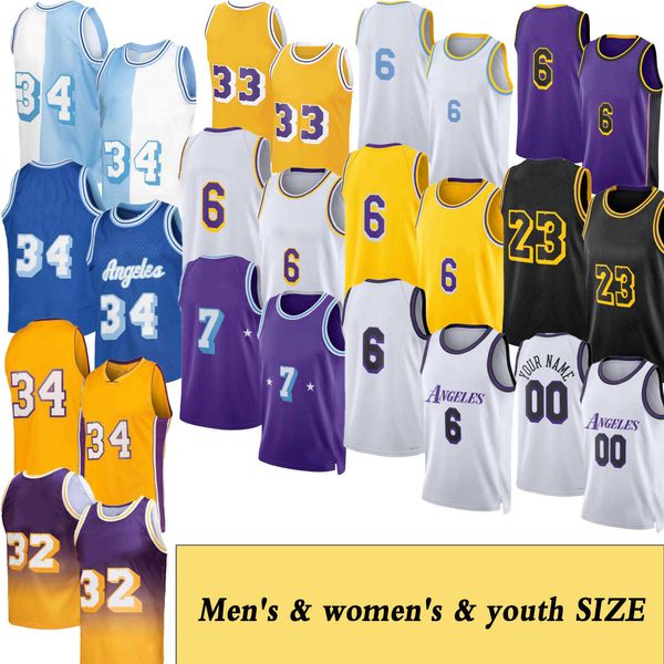 

custom 2023 new season printed basketball jerseys 3 anthony 6 james davis russell 1 d'angelo 5 malik russell beasley 15 austin reaves 7