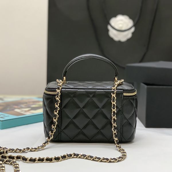 

luxury crossbody bag designer shoulder bags handbag 17cm sheepskin chain bag level replication evening bag with box ch105