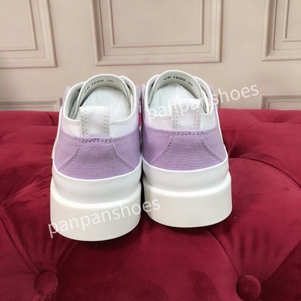 

fashion brand casual shoes women designer leather lace-up sneaker fashion lady flat running trainers letters womans shoes platform men gym s, Black