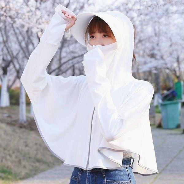 

sun protection womens jackets clothing long sleeve ice silk protective summer, Black;brown