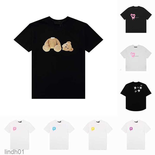 

fashion mens womens summer t shirt tshirts letter print round neck short sleeve black white fashion man breathable tees cc8y, White;black