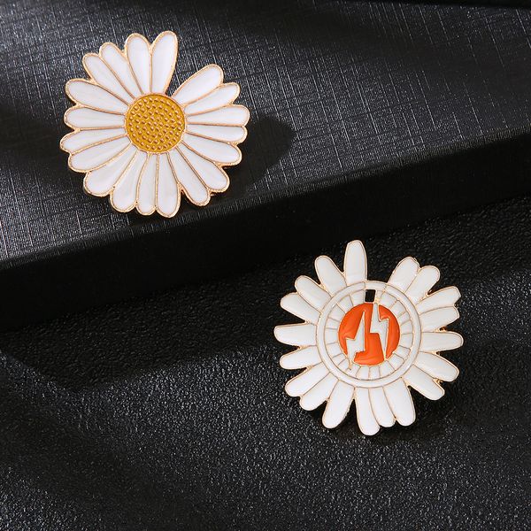

daisy brooch cute anime movies games hard enamel pins collect metal cartoon brooch backpack hat bag collar lapel badges, Blue