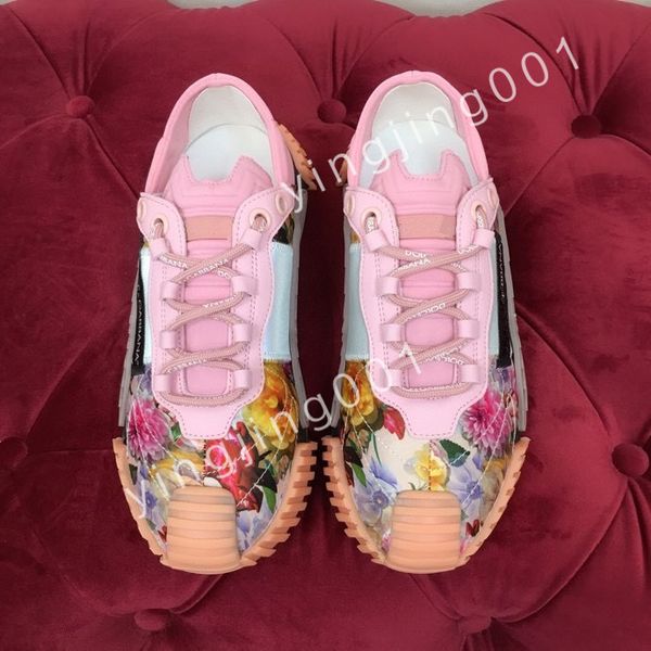 

2023 luxurys designer men causal shoes fashion woman leather lace up platform sole sneakers white mens womens, Black